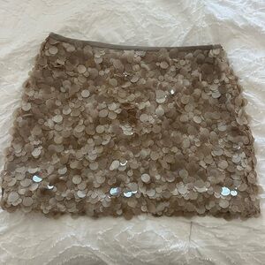 Zara new without tags size small sequin skirt